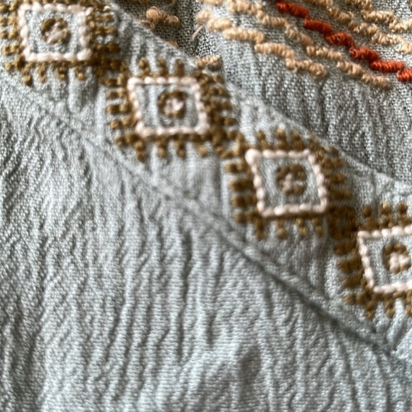 Shyanne Women's Embroidered V-Neck Slate Cami - Picture 5 of 7